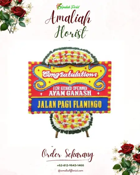 Sewa Papan Bunga Rajabasa